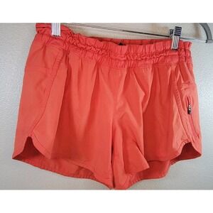 Lululemon‎ Coral Athletic Running Shorts Women's Size Small Zip Pocket